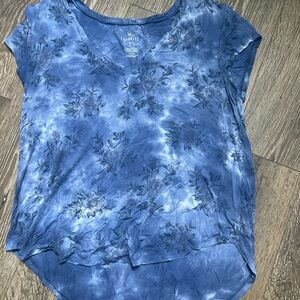 American Eagle Blue Short Sleeve T-Shirt